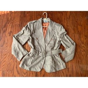 Vintage NY Sake Women's Belted Blazer Size 12
